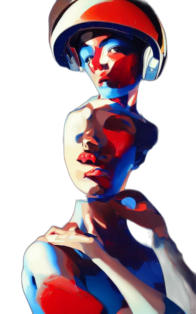 mask, face, robot, dress transparent PNG cut-out