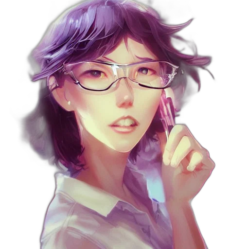 face, staff, creature, anime transparent PNG cut-out