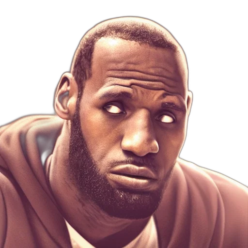 face, crown, cartoon, photorealistic transparent PNG cut-out