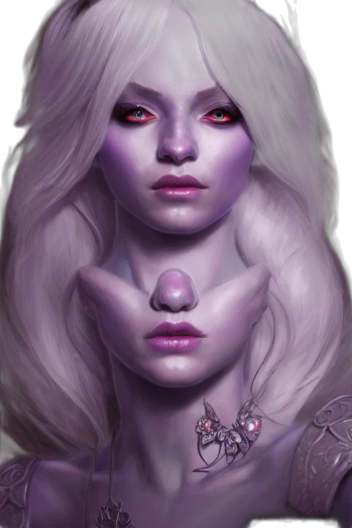 face, fantasy art, concept art, photorealistic transparent PNG cut-out