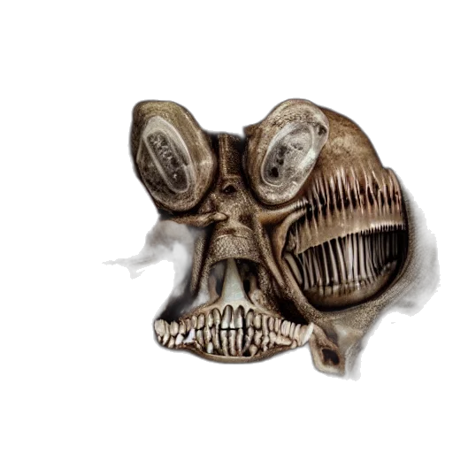 mask, creature, face, crown transparent PNG cut-out