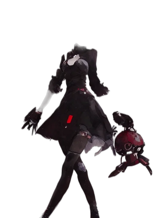weapon, creature, staff, dress transparent PNG cut-out