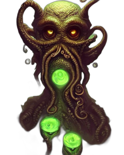 creature, staff, mask, concept art transparent PNG cut-out