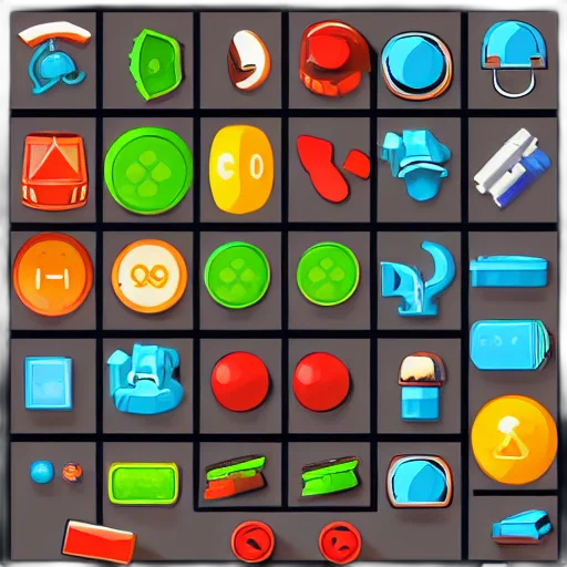 concept art, pixel art, 3d render, neon transparent PNG cut-out