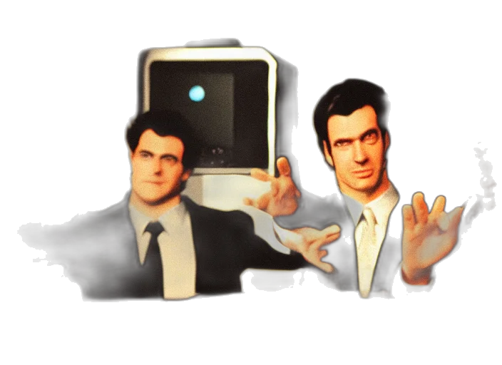 robot, vaporwave, 3d render, pixel art transparent PNG cut-out