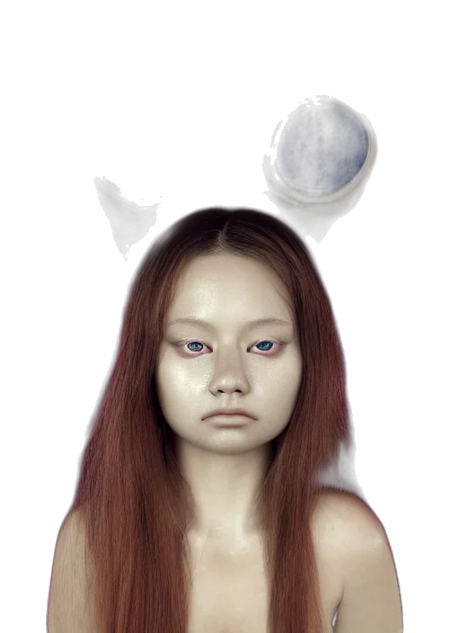 face, mask, creature, staff transparent PNG cut-out