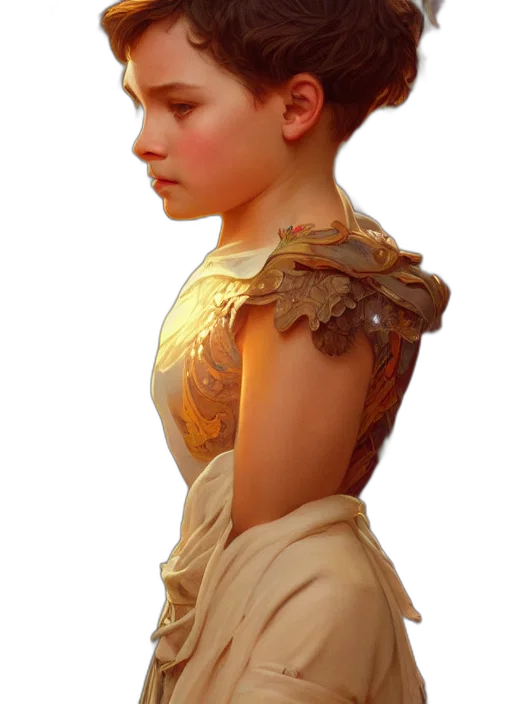 dress, crown, staff, jewelry transparent PNG cut-out