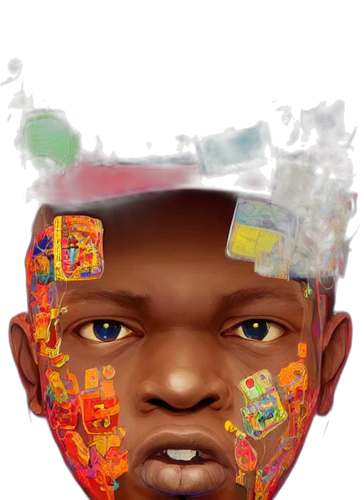 face, crown, hat, mask transparent PNG cut-out