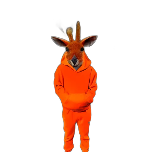 animal, creature, jacket, staff transparent PNG cut-out
