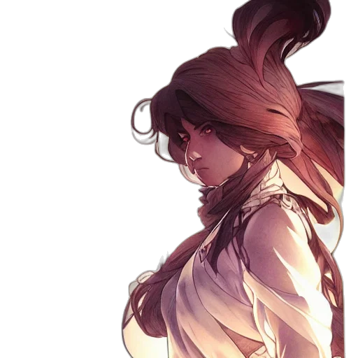 dress, hair, face, crown transparent PNG cut-out