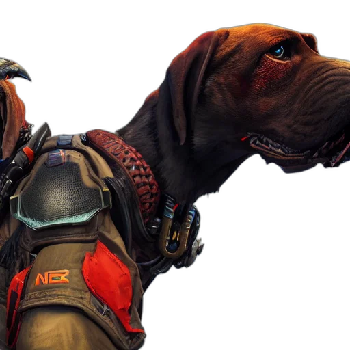 animal, creature, concept art, cyberpunk transparent PNG cut-out