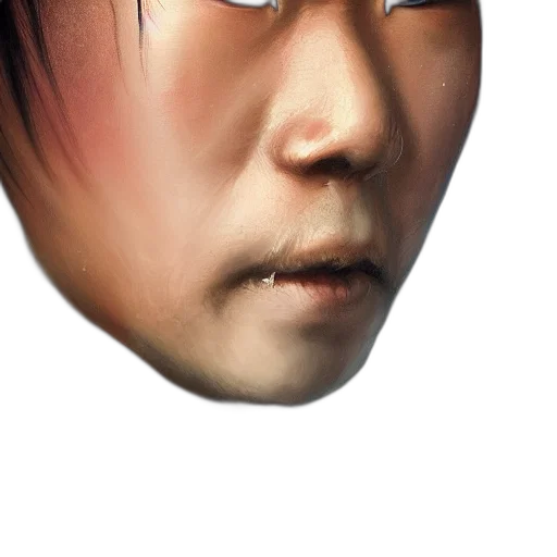 face, mask, creature, robot transparent PNG cut-out
