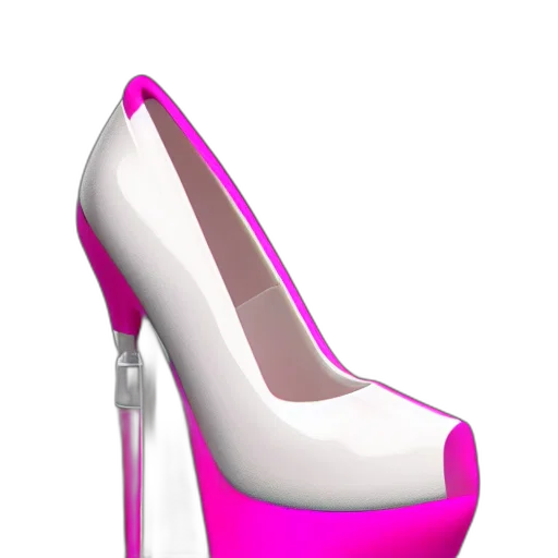 shoes, 3d render, photorealistic, concept art transparent PNG cut-out