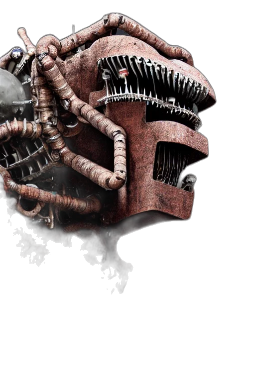 mask, robot, creature, face transparent PNG cut-out