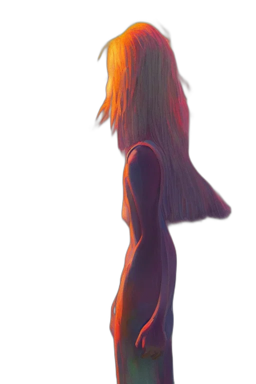 dress, hair, face, mask transparent PNG cut-out