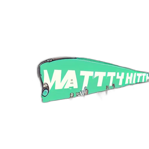 hat, staff, 3d render, cartoon transparent PNG cut-out