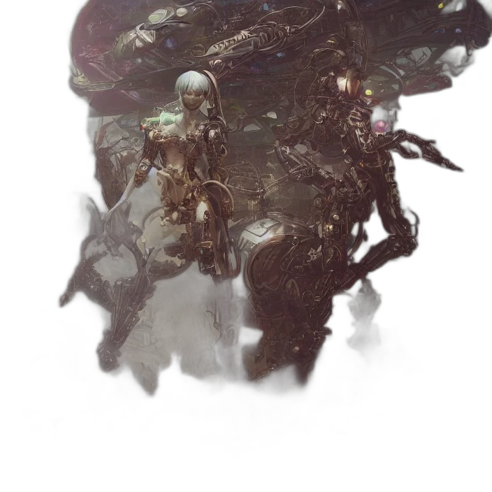 creature, robot, dragon, weapon transparent PNG cut-out