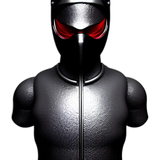 robot, mask, jacket, face transparent PNG cut-out