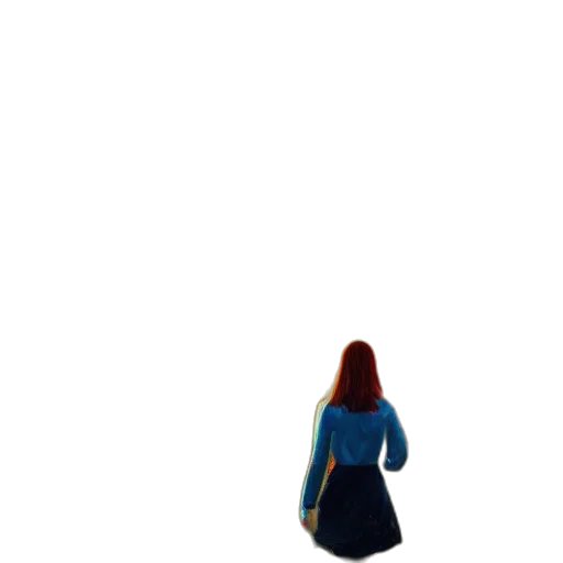 dress, staff, hair, jacket transparent PNG cut-out