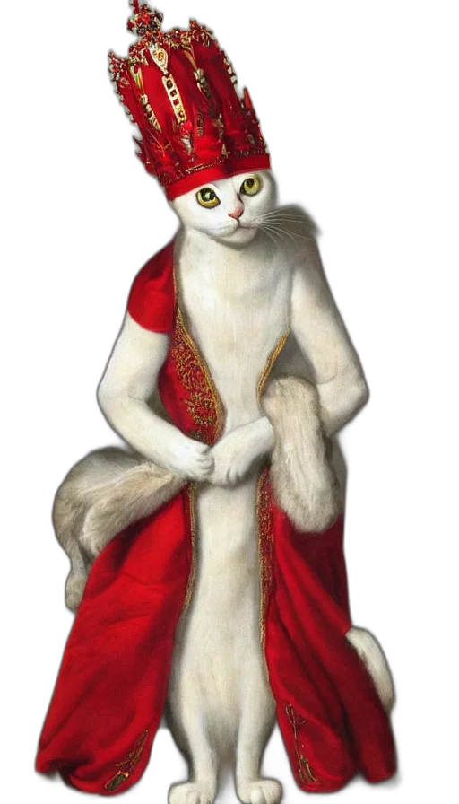 staff, dress, animal, crown transparent PNG cut-out