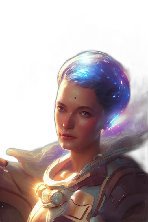 robot, face, crown, staff transparent PNG cut-out