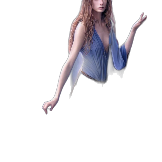 dress, hair, creature, umbrella transparent PNG cut-out