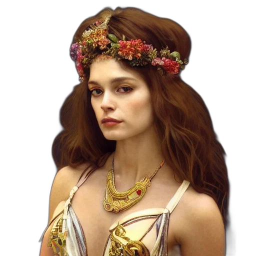 crown, jewelry, dress, fantasy art transparent PNG cut-out