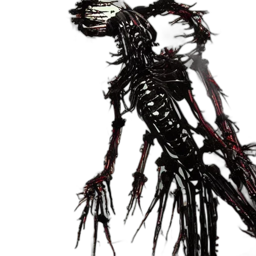 creature, robot, animal, staff transparent PNG cut-out