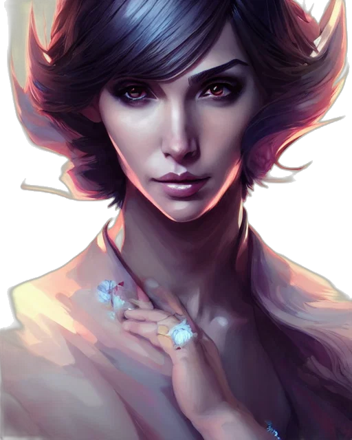 face, jewelry, crown, fantasy art transparent PNG cut-out