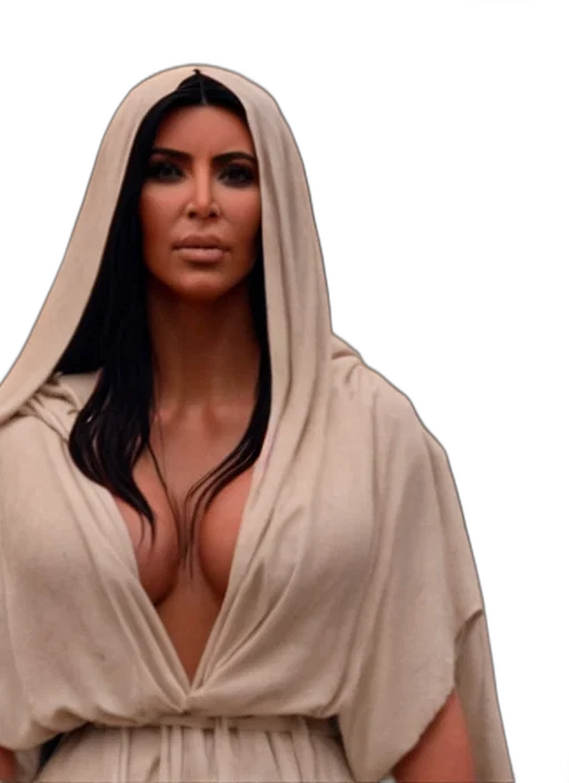 3d render, film, still, kim transparent PNG cut-out