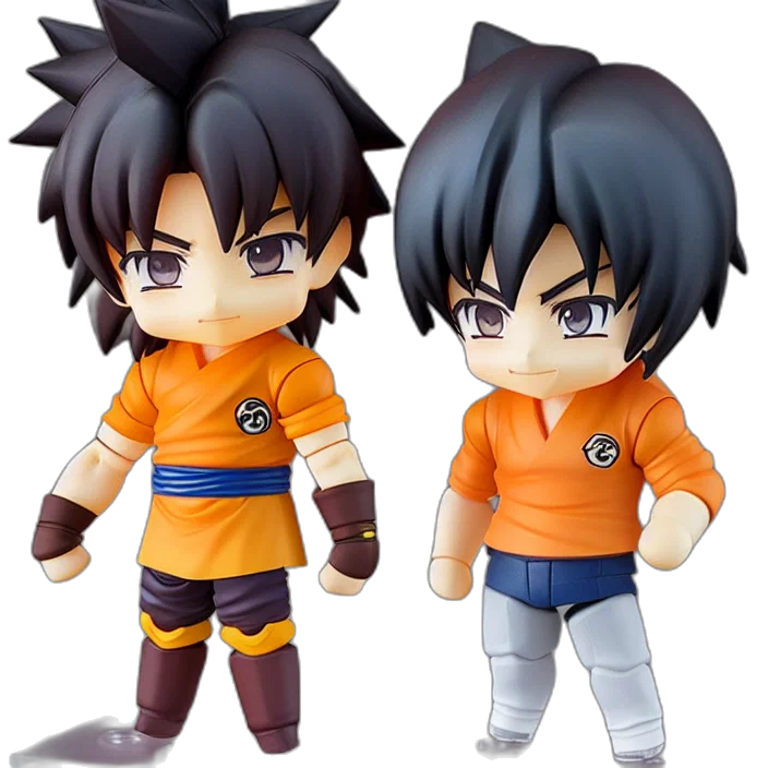 3d render, concept art, anime, nendoroid transparent PNG cut-out