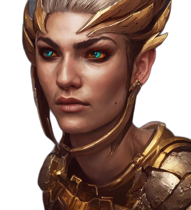 face, staff, dragon, crown transparent PNG cut-out