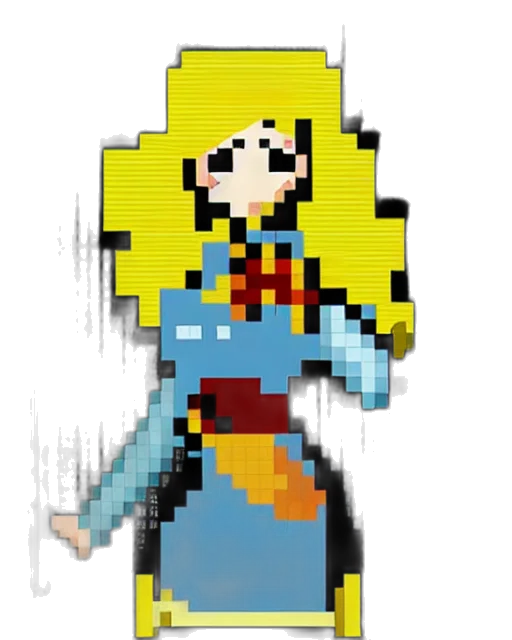 staff, sword, pixel art, anime transparent PNG cut-out