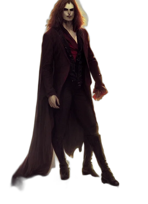 jacket, staff, concept art, 3d render transparent PNG cut-out