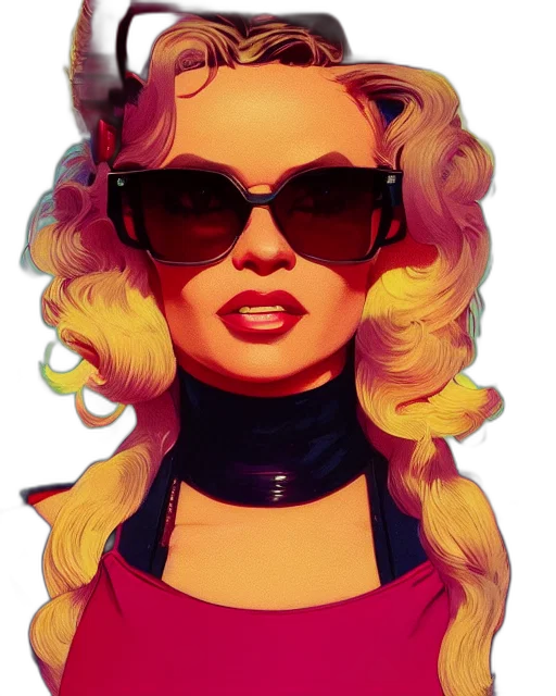 jacket, face, comic book art, concept art transparent PNG cut-out