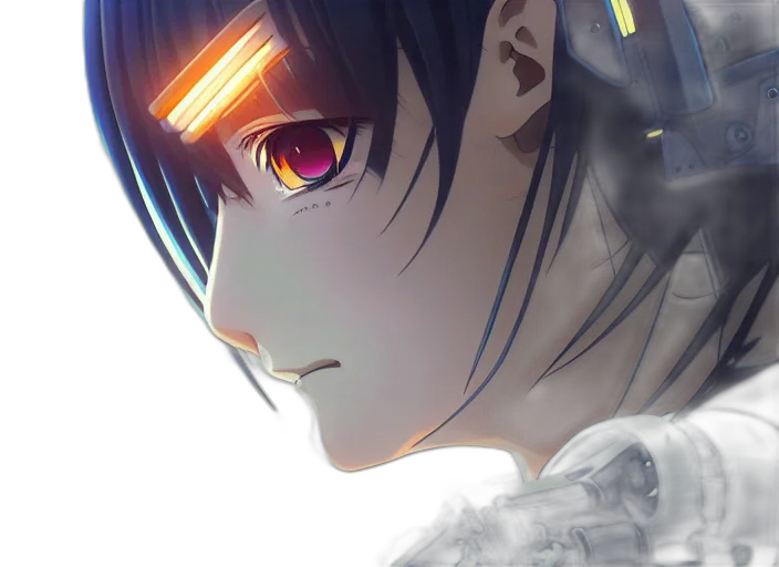 face, robot, mask, crown transparent PNG cut-out
