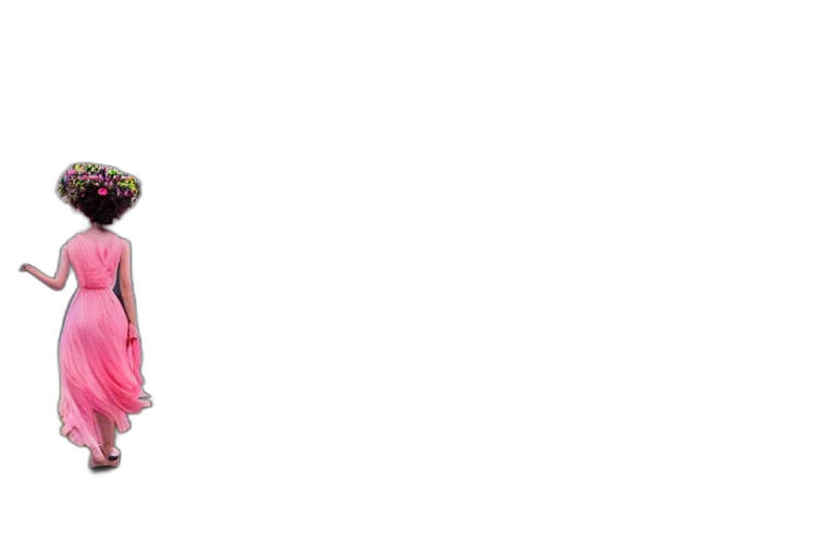 dress, staff, umbrella, crown transparent PNG cut-out