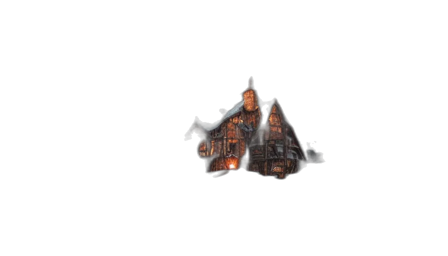building, dragon, hair, dress transparent PNG cut-out