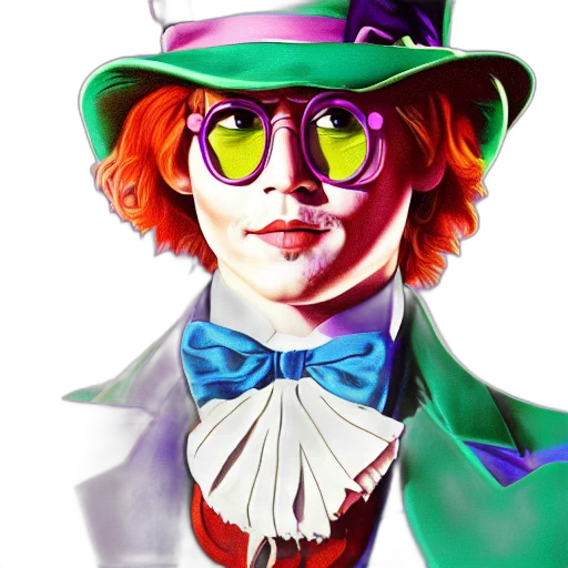 face, mask, hat, comic book art transparent PNG cut-out