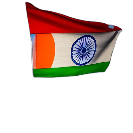 indian, flag, projected, matterhorn transparent PNG cut-out