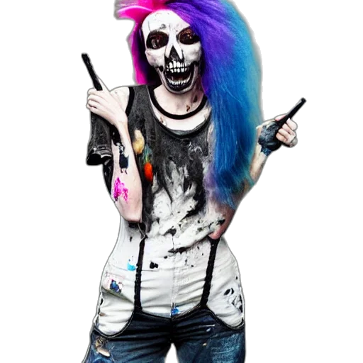 weapon, staff, hair, cartoon transparent PNG cut-out