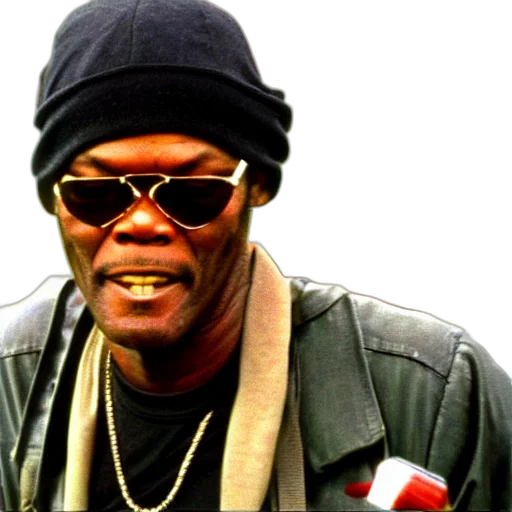 jacket, still, samuel, jackson transparent PNG cut-out
