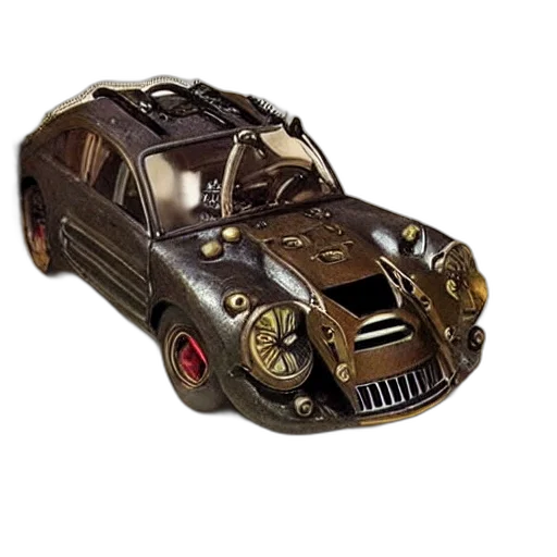 car, robot, weapon, 3d render transparent PNG cut-out