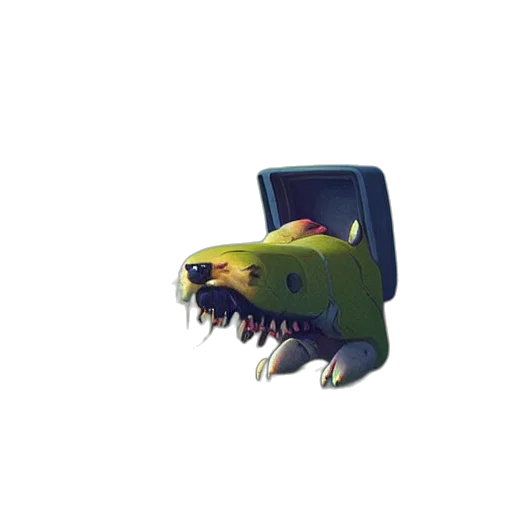 creature, animal, dragon, robot transparent PNG cut-out