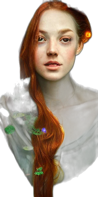 face, crown, jewelry, hair transparent PNG cut-out