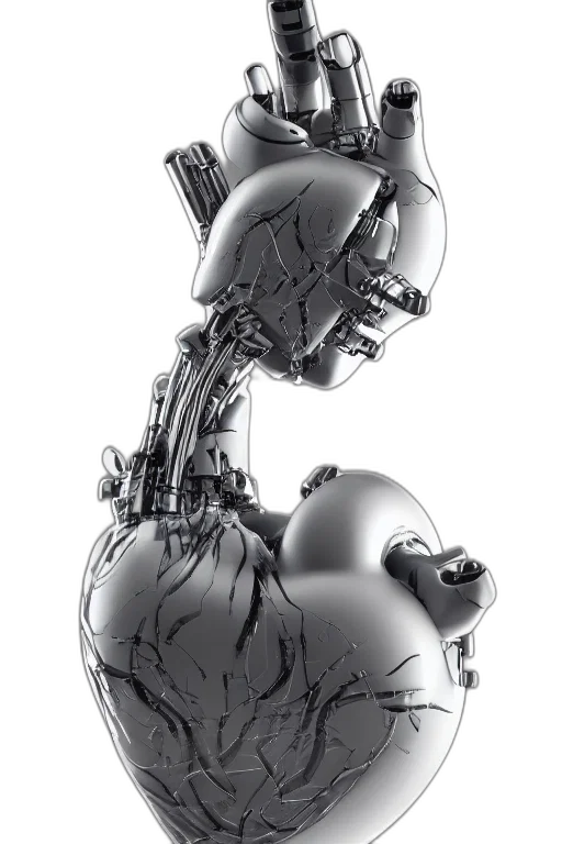 robot, cyberpunk, concept art, 3d render transparent PNG cut-out