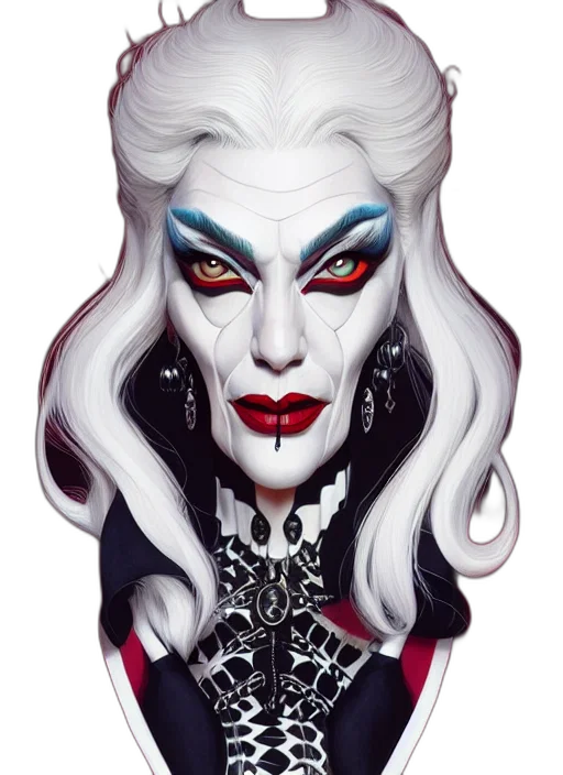 face, fantasy art, concept art, pixel art transparent PNG cut-out