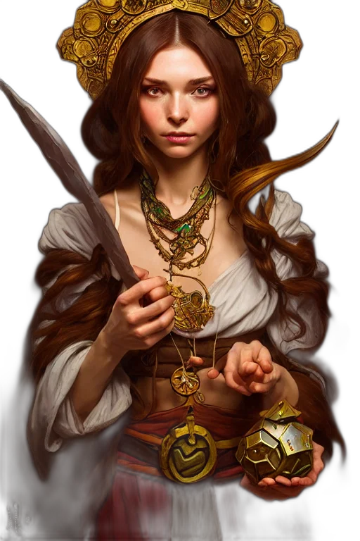 jewelry, sword, staff, face transparent PNG cut-out