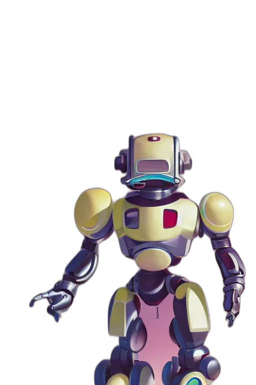 robot, weapon, staff, concept art transparent PNG cut-out