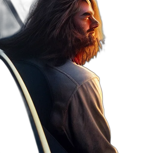 hair, face, creature, animal transparent PNG cut-out